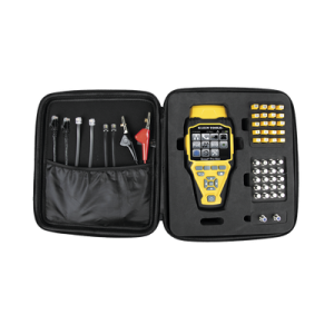 juego de probador de cables de red con transmisores remotos scout™ pro max. detecta la capacidad de la red y las velocidades de conexión hasta 10 gbps