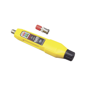 probador que prueba y mapea cables coaxiales rg59, rg6/6q, rg7 y rg11.