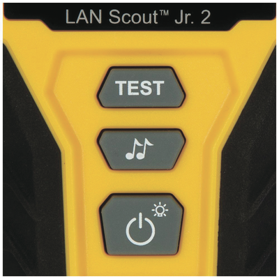tester de cable lan scout™ jr. 2/ para: prueba aprobada/ error de cableado/ falla de circuito abierto o cortocircuito/ par dividido/ blindaje. tester de cable lan scout™ jr. 2/ para: prueba aprobada/ error de cableado/ falla de circuito abierto o cortocircuito/ par dividido/ blindaje.
