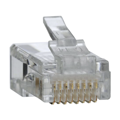 conectores modulares de datos rj45/cat5e, paquete de 100 unidades. conectores modulares de datos rj45/cat5e, paquete de 100 unidades.