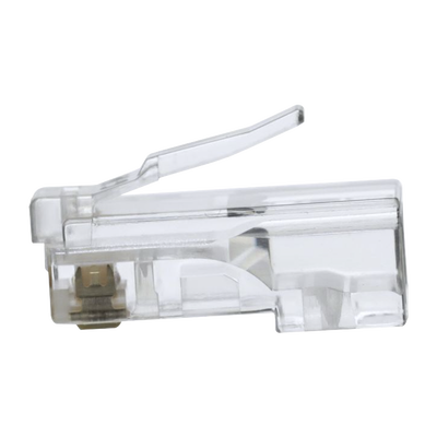 conectores modulares de datos rj45/cat5e, paquete de 100 unidades. conectores modulares de datos rj45/cat5e, paquete de 100 unidades.