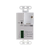 transmisor hdmi | 4k a 40 metros | hdbaset lite con placa de pared estadounidense/poh