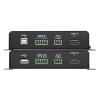 extensor optico hdmi 4k 300m multimodo | ir | rs 232 y ethernet mediante cables de fibra optica duplex | compatible con usb 2.0 frecuencia de transferecia maxima de 25mbyte/s