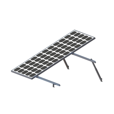 montaje para 2 paneles solares, riel "8" de 2700mm para módulos con espesor de 30 35mm, velocidad de viento máx. 136km/h montaje para 2 paneles solares, riel "8" de 2700mm para módulos con espesor de 30 35mm, velocidad de viento máx. 136km/h