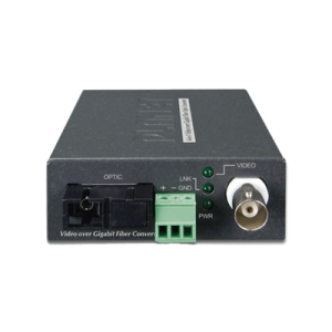 kit convertidor de medios de video sobre fibra gigabit wdm sc, monomodo a 20 km, tipo de video ahd/tvi/cvi/cvbs