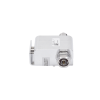 protector coaxial rd de banda ancha para combinadores de 100 a 512 mhz con conector n macho a la antena.