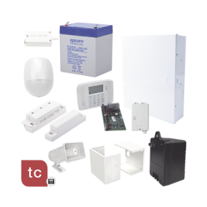 kit de panel de alarma cableado con comunicador gsm y un año de servicio total connect. entrega inmediata al ordenar.