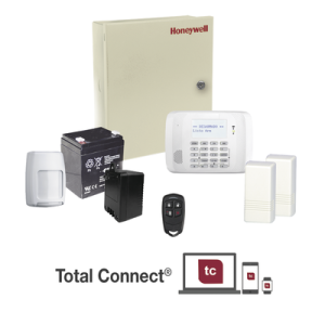 kit inalámbrico de panel vista48 con teclado 6162rf receptor inalámbrico, 2 contactos 5816, 1 pir 5800pir, 1 control remoto y batería