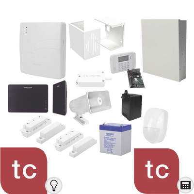 kit de sistema de alarma con sensores cableados y modulo de automatizacion z wave kit de sistema de alarma con sensores cableados y modulo de automatizacion z wave