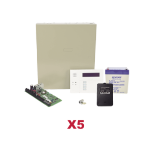 kit de 5 paneles vista48 con batería y transformador