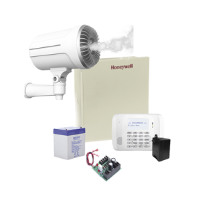 kit de panel de alarma vista48la con generador de niebla sf501p / todo incluido
