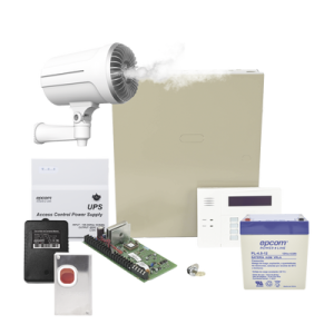 kit de panel de alarma vista48la con generador de niebla sf501p / todo incluido