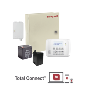 kit de panel de alarma vista48la con comunicador gsm ltexa, batería y transformador