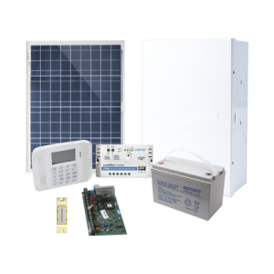 sistema de alarma vista48la alimentado por celda solar, incluye teclado con receptor inalambrico