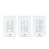 sistema de control aten | teclado de 8 botones (ee. uu., 1gang) | blanco |