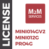 servicio de datos por un año para comunicadores mini014g/v2 y mini012g, con eventos ilimitados.