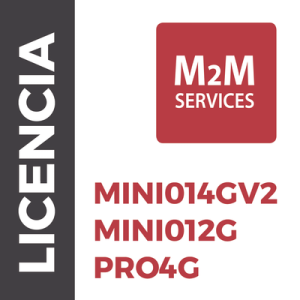 servicio de datos por un año para comunicadores mini014g/v2 y mini012g, con eventos ilimitados.