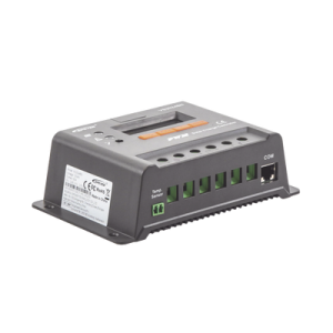controlador solar de carga y descarga pwm 12/24v 20a con display, parámetros configurables