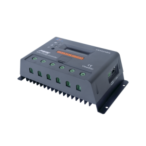 controlador solar de carga y descarga pwm 12/24v 30a con display, parámetros configurables