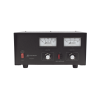 fuente de poder 13.8vcc, 35a, lineal, voltaje y corriente variable con medidores