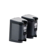 altavoz de montaje en pared | 2 vias | woofer 4" | tweeter 1" | ipx3 | 8 ohms | 70/100v | color negro | par