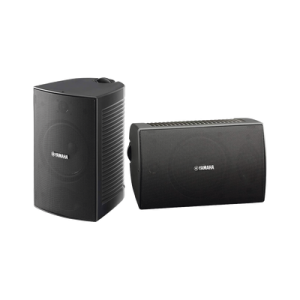 altavoz de montaje en pared | 2 vias | woofer 4" | tweeter 1" | ipx3 | 8 ohms | 70/100v | color negro | par