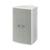 altavoz de montaje en pared, 2 vias, woofer 4 in, tweeter 1 in, ipx3, 8 ohms, 70/100v, color blanco, par