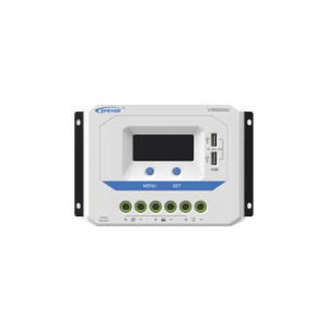 controlador solar de carga pwm 12/24v 60 a, salida usb, con display