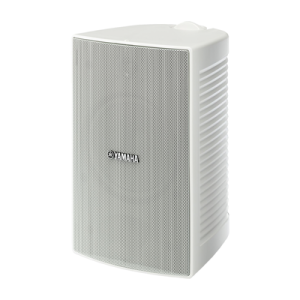 altavoz de montaje en pared | 2 vias, woofer 6.5 in, tweeter 1 in | ipx3, 8 ohms, 70/100v | color blanco | par