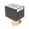 válvula 1/2" de control eléctrica vs9 para fan coil: dn20: pn20: 3 vías: 110 v ca: conexión npt