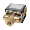 válvula 1/2" de control eléctrica vs9 para fan coil: dn20: pn20: 3 vías: 110 v ca: conexión npt