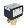válvula 1/2" de control eléctrica vs9 para fan coil: dn20: pn20: 3 vías: 110 v ca: conexión npt