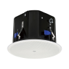 altavoz de plafón | woofer 8 in, tweeter 1 in | rango completo | 8 ohms | 70v, 100v | con caja acústica | par color blanco
