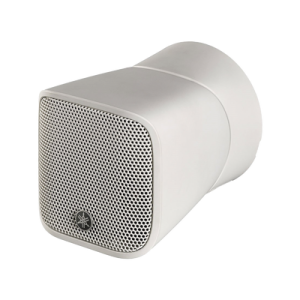 altavoz compacto | 1.5 pulgadas | montaje en superficie | rango completo | para música de fondo comercial | color blanco