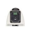 altavoz de montaje en superficie, woofer 5.25in, tweeter 0.75 in, bass reflex, ip35, ideal para instalaciones fijas, par color blanco