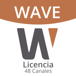 licencia de 48 canales de grabación wisenet wave profesional