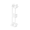 montaje de pared para panel de parcheo de 12 puertos, color blanco