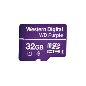 memoria microsd de 32gb purple, especializada para videovigilancia, 10 veces mayor duraciÓn, 3 aÑos de garantia