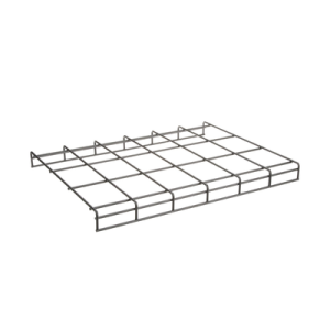charola para canalización wyr grid® tipo malla, con pintura electrostática en color negro, 18 in (457.2 mm) de ancho, 53.1 mm de alto y 3 m de largo