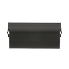 bajada de cable con control de radio de curvatura, para charolas wyr grid® de panduit, color negro