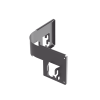 accesorio para control de radio de curvatura, para charolas wyr grid®, 4 in de alto, color negro