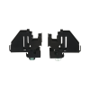 kit de accesorios para unir charolas wyr grid de panduit en intersecciones, compatible con 8, 12, 18, 24 y 30 in de ancho, color negro