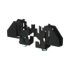 kit de accesorios para unir charolas wyr grid de panduit en intersecciones, compatible con 8, 12, 18, 24 y 30 in de ancho, color negro