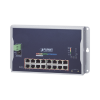 switch industrial administrable capa 2 de pared,16 puertos poe 802.3at gigabit y 2 puertos sfp