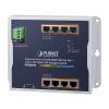 switch industrial poe administrable de pared capa 2, 8 puertos gigabit poe 802.3at y 2 puertos 100/1000x sfp