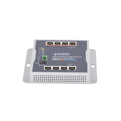 switch industrial no administrable, múltiple montaje (pared, riel din y magnético), 8 puertos gigabit con 4 puertos poe 802.3at, hasta 120 w. switch industrial no administrable, múltiple montaje (pared, riel din y magnético), 8 puertos gigabit con 4 puertos poe 802.3at, hasta 120 w.