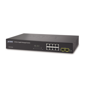 switch administrable l2+ 8 puertos 10/100/1000t + 2 100/1000x sfp