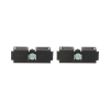 kit de 2 clips para unión de charolas wyr grid de panduit, compatible con 8 y 12 in de ancho, color negro