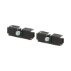 kit de 2 clips para unión de charolas wyr grid de panduit, compatible con 8 y 12 in de ancho, color negro