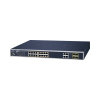 switch administrable 16 puertos 10/100/1000 802.3at poe 230w y 4 puertos gigabittp/sfp combo